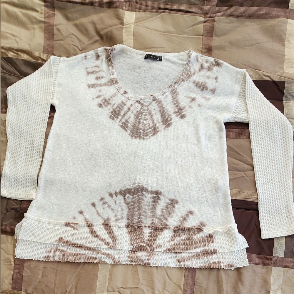 T-Party Fishnet Tie Dye Top Multi-Color - Picture 3 of 16